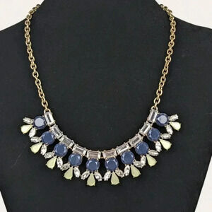 Vintage J. Crew Crystal & Lucite Statement Necklace